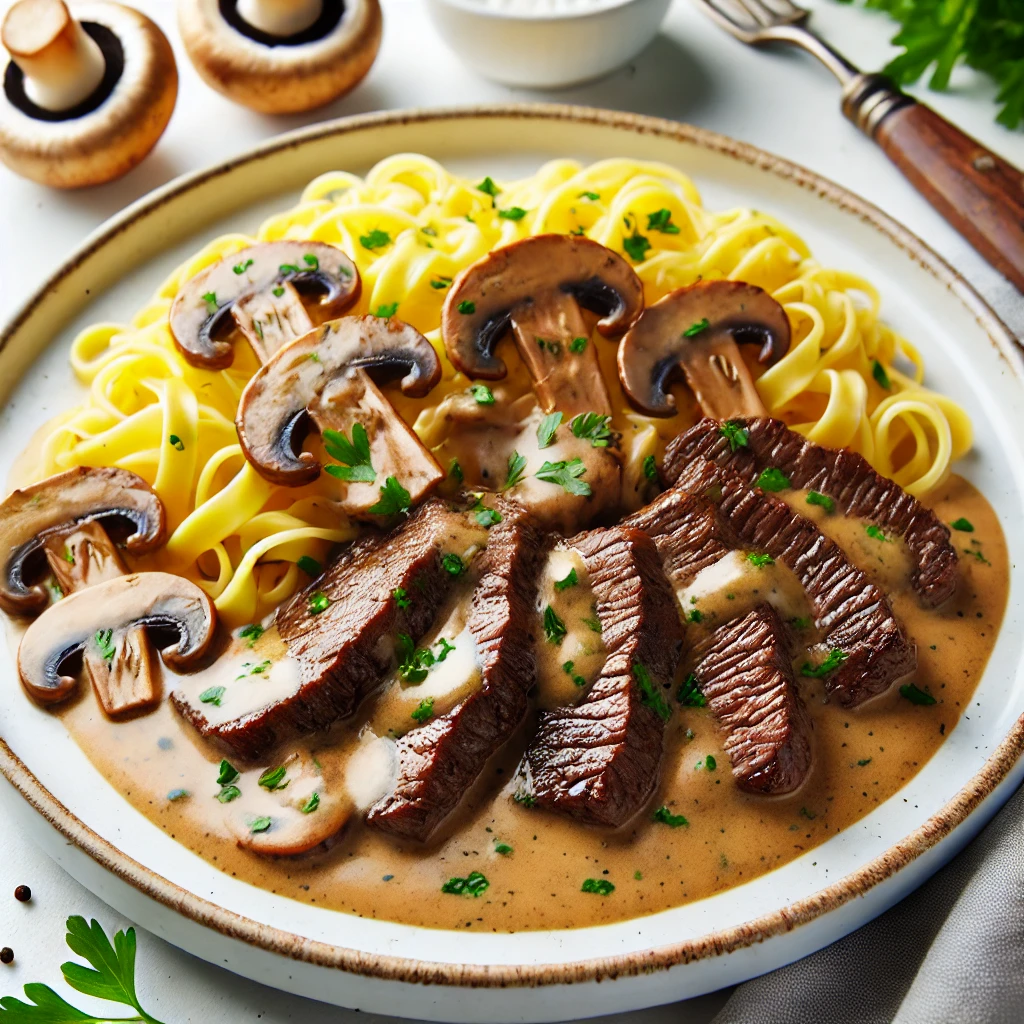 Beef Stroganoff